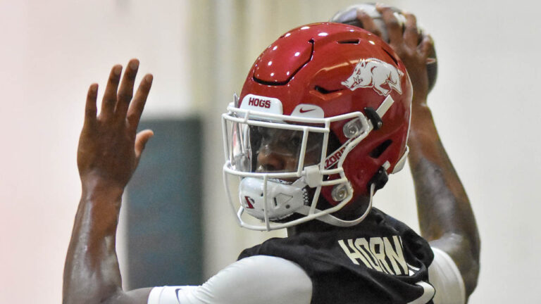 Hornsby reportedly back with Hogs … but maybe at WR; White in portal