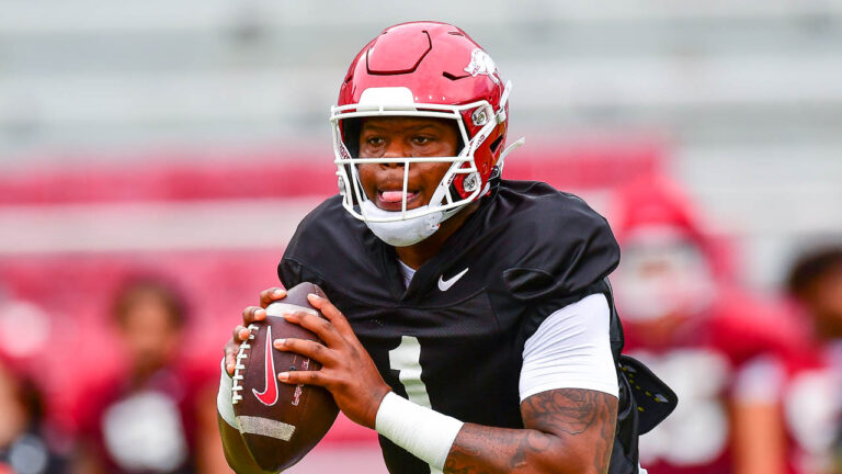 PHOTOS: Best from Arkansas’ scrimmage Saturday inside stadium