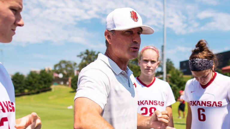 Hale on starting against top teams, growth of soccer in Arkansas