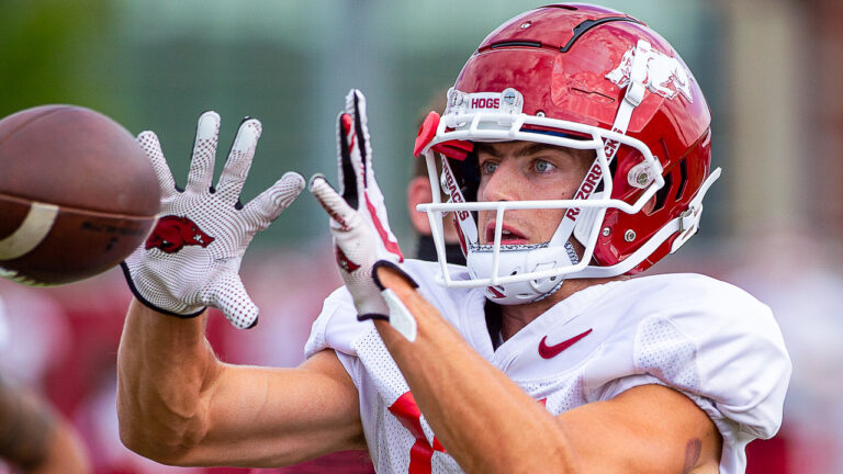 It’s competition every day for playing time with receivers, White says