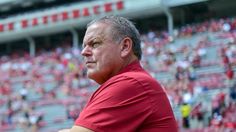 Times, television schedule announced for Hogs’ first three games
