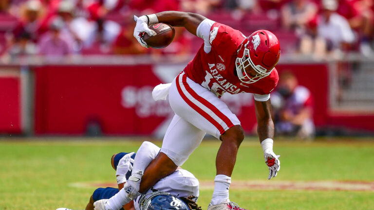It will be typical Arkansas-Texas atmosphere Saturday, says Goode