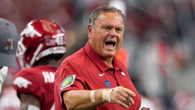 Hogs coach Sam Pittman: Final media availability before Alabama game