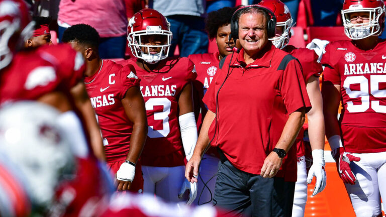 Hogs coach Sam Pittman: Looking for ‘barn burner’ against UAPB