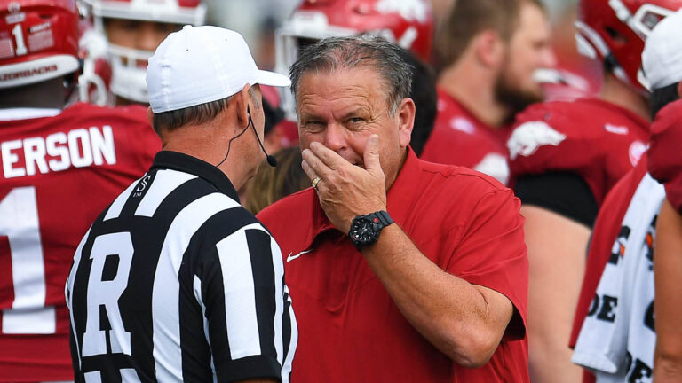 Hogs coach Sam Pittman: Complete press conference in middle of bye week