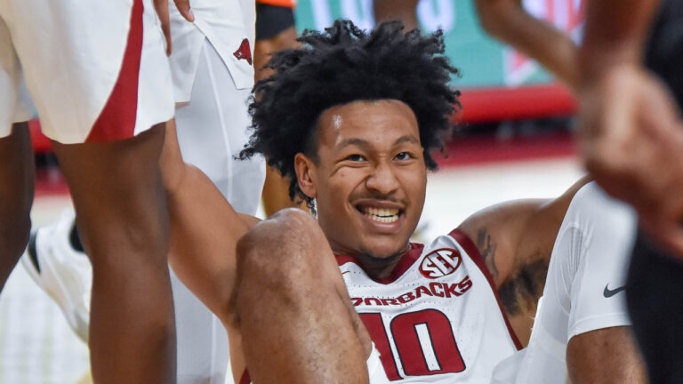 Arkansas wins first exhibition over East Central, but just barely