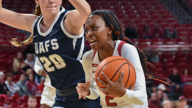 Hogs’ Samara Spencer, Elauna Eaton: Recapping big win over UAFS