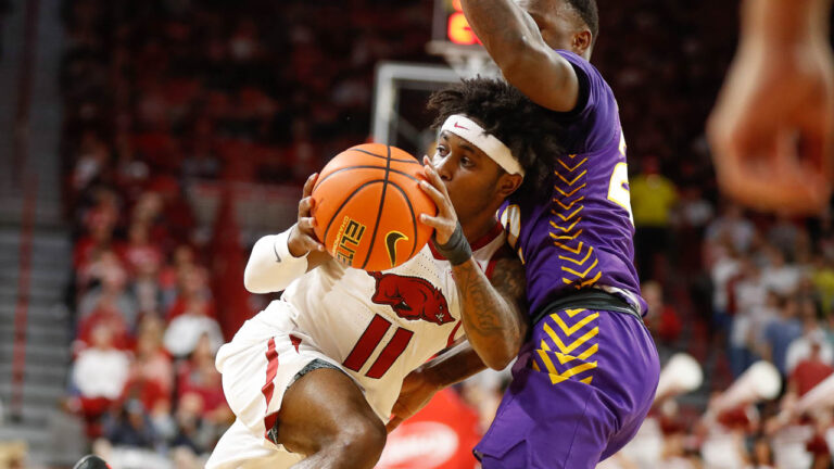 Hogs’ Chris Lykes, Stanley Umude: On team not defending NIU’s 3-point shooting