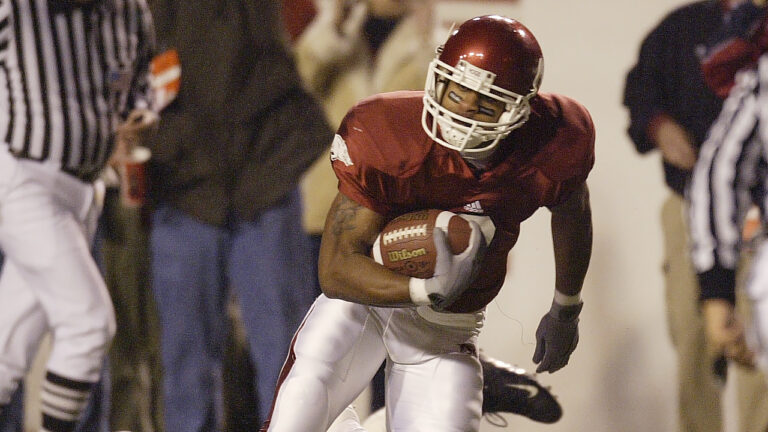 Former Hogs’ football, track athlete on this year’s team, Olympics