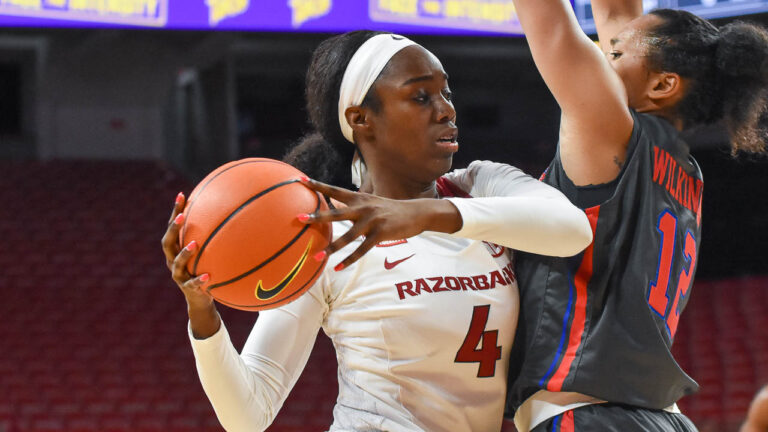 Defense helps Hogs’ struggling offense in 65-58 win over SMU