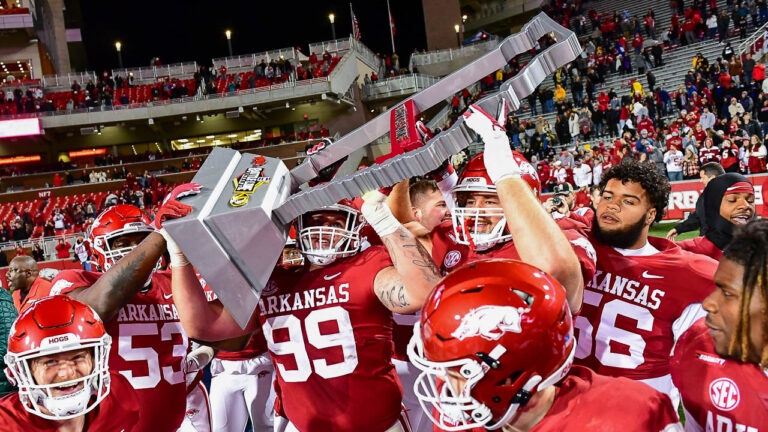 Fans could not be happier after beating Missouri to sweep trophies