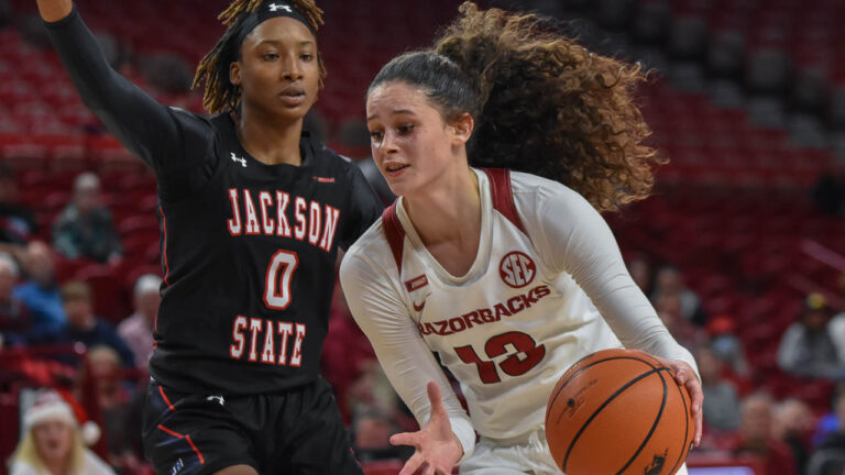 Goforth’s 3-pointer seals win over tough Jackson State, 66-62
