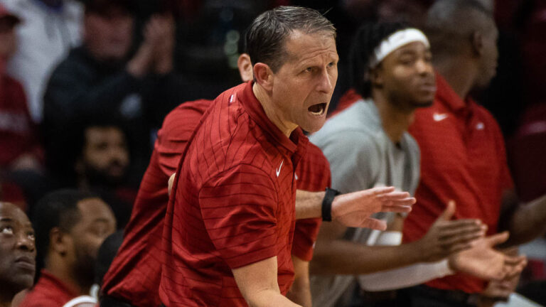 Hogs’ coach Eric Musselman on rebounding from pair of losses with big win