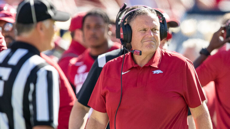 Sam Pittman on Hogs winning Outback Bowl over Penn State, 24-10