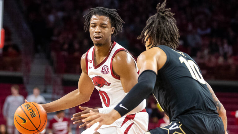 Stanley Umude on Hogs falling short against Vandy in home SEC opener