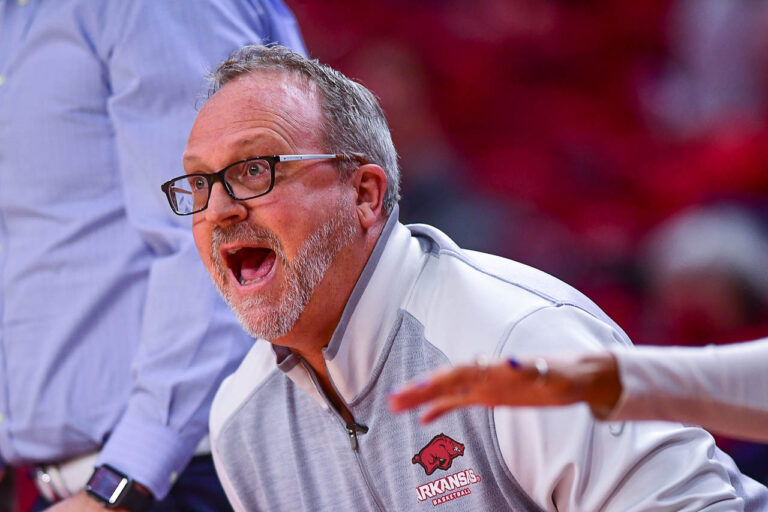 Hogs’ Mike Neighbors admits all wins not same after beating Mizzou