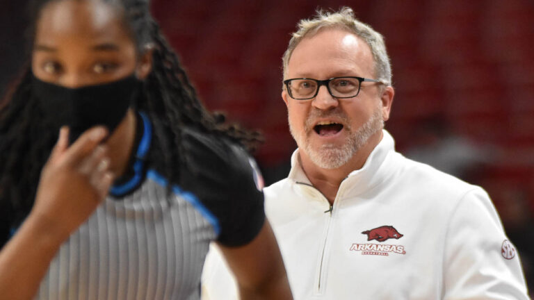 Neighbors challenged Razorbacks with shorter rotation and they answered