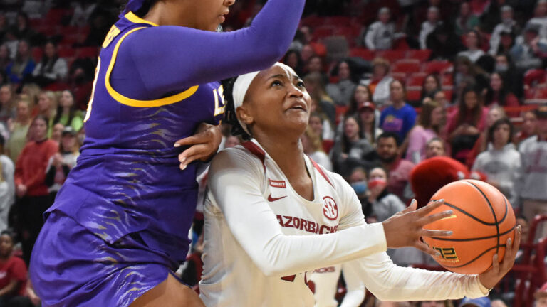 Hogs pull off shockingly big upset over No. 12 LSU