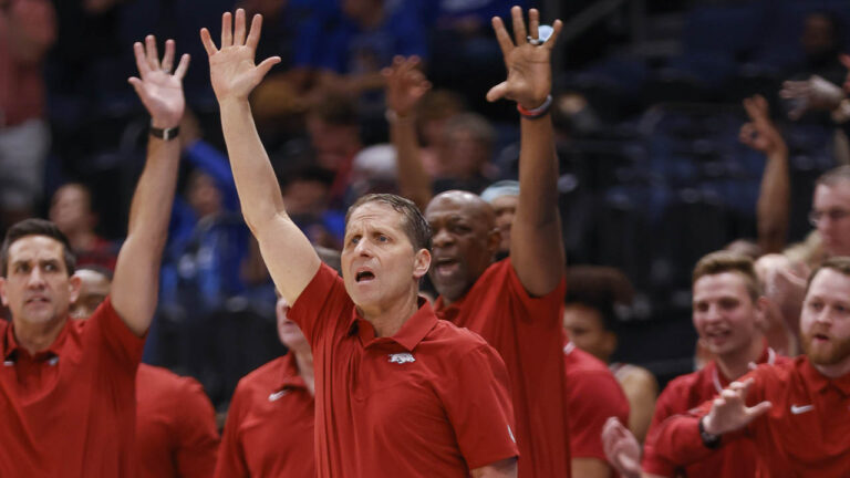 Musselman, players after Razorbacks get third win over LSU this year