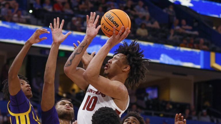 Hogs ‘just better’ than LSU after getting third win this year in SEC Tournament