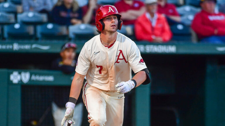 Hogs run-rule Grambling for second straight day in 13-3 win