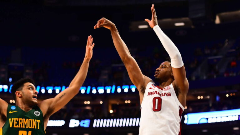 Razorbacks survive Vermont in first round to play again Saturday