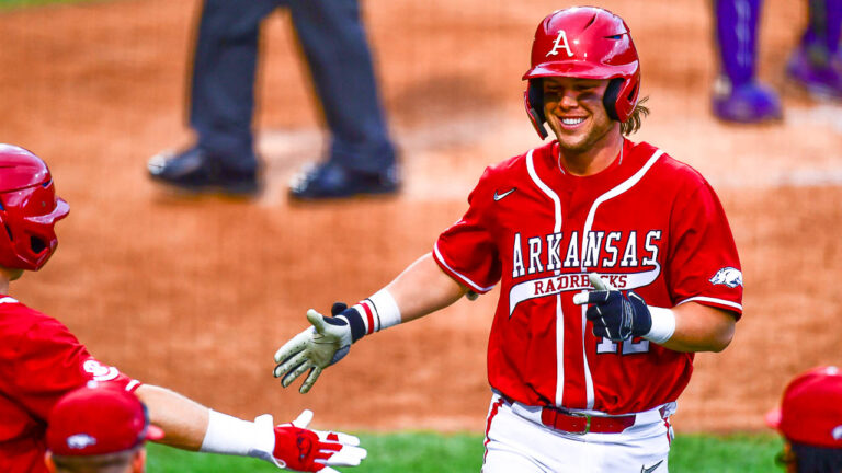 Arkansas tops LSU again behind homers, lockdown pitching