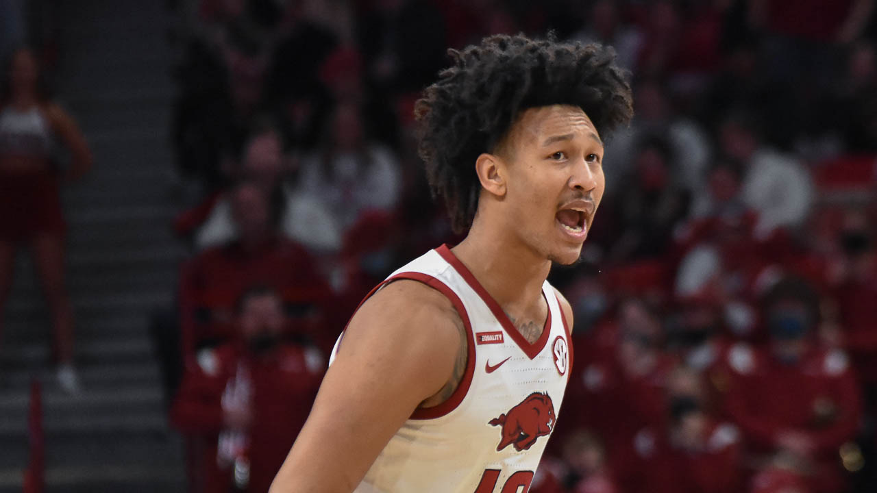 Just the beginning': Thunder selects Arkansas' Jaylin Williams 34th overall  in NBA Draft