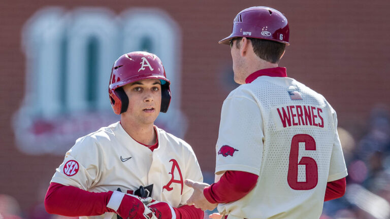 Diamond Hawgs’ Mason Choate on Dave Van Horn’s juggling roster
