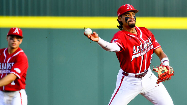 Baseball America’s Teddy Cahill on Razorbacks going on road for regional