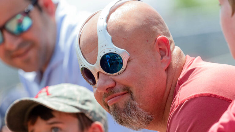 K-Dog on when he started wearing famous goggles that have become famous