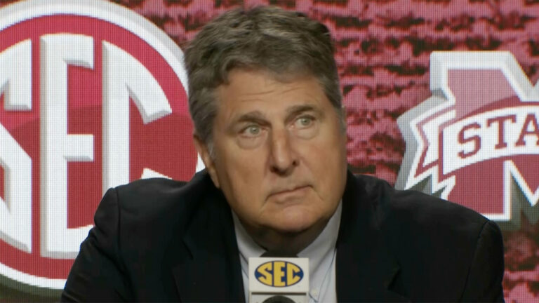 SECMD22: Mississippi State’s Mike Leach at rare loss for words