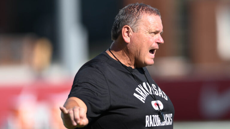 Football Back! Razorbacks getting fall camp started … in July