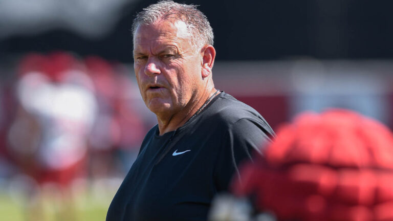 Hogs coach Sam Pittman looks ahead to season opener