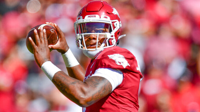 Hogs facing tall mountain in Utah against good BYU team