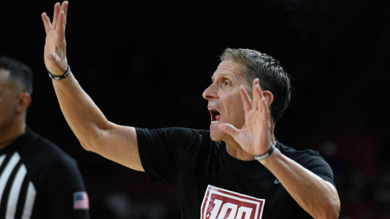 Razorbacks’ Eric Musselman after 83-49 exhibition win over Rogers State