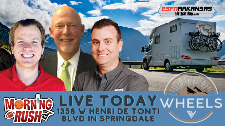 The Morning Rush is LIVE from Wheels RV and Provo this morning… 877-377-6963