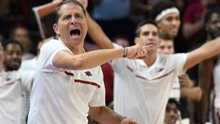 Hogs coach Eric Musselman still worrying after 76-58 opening win Monday