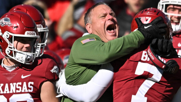 Razorbacks’ Sam Pittman on loss to LSU without starting quarterback