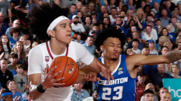 Grant Hall on talk about officiating in Hogs’ loss to Creighton