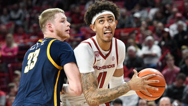 Buckle up for big lineup of games for Razorbacks’ basketball this year