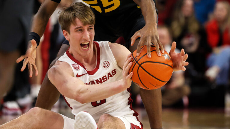 Grant Hall looking at Hogs’ matchup with Alabama tonight