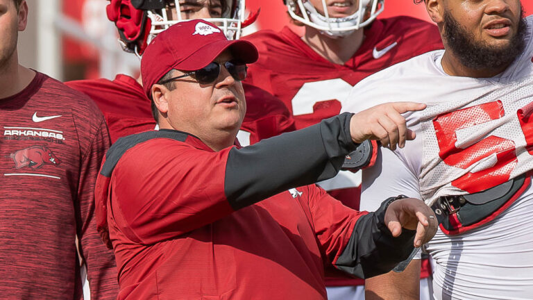 Grant Hall doesn’t think Dowell Loggains would come back to Hogs
