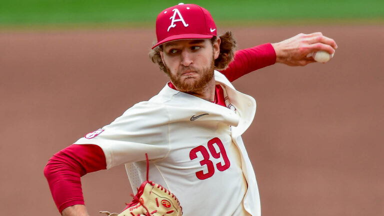 Hogs blow solid start by Hollan against EIU in final game of series