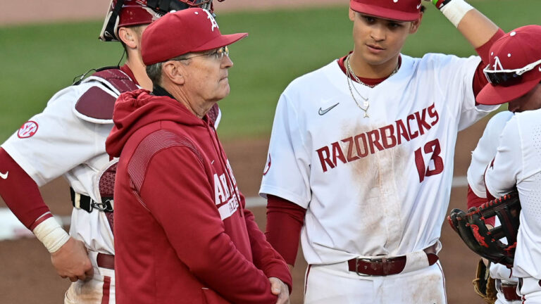 Hogs start midweek series with 13-7 win over UNLV