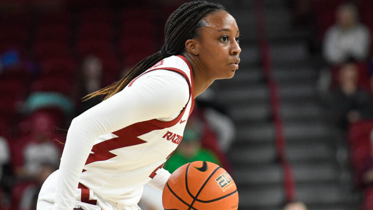 Hogs lead entire game, handling Louisiana Tech in WNIT opener