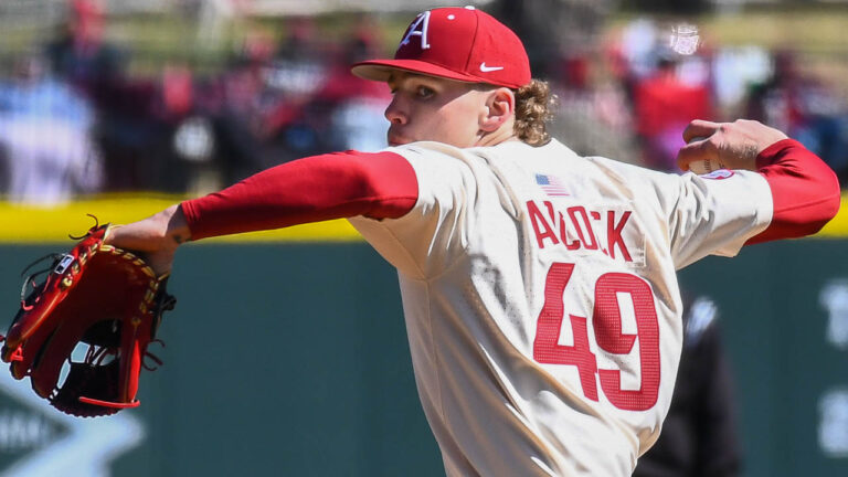 Cody Adcock gets start for Hogs against UCA today