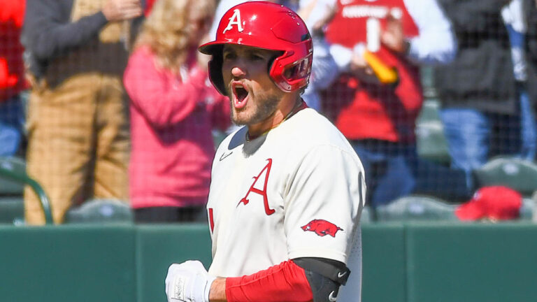 Diggs delivers a walk-off homer, Wegner’s grand slam lifts Hogs past Aggies