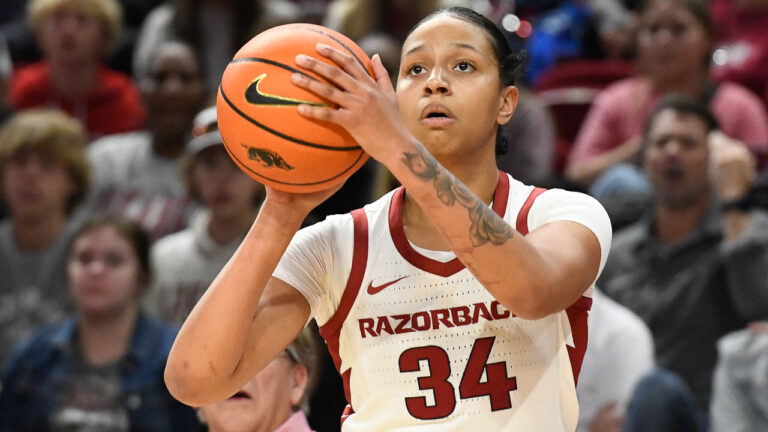 Razorbacks blow big start, but manage to recover for win over Texas Tech