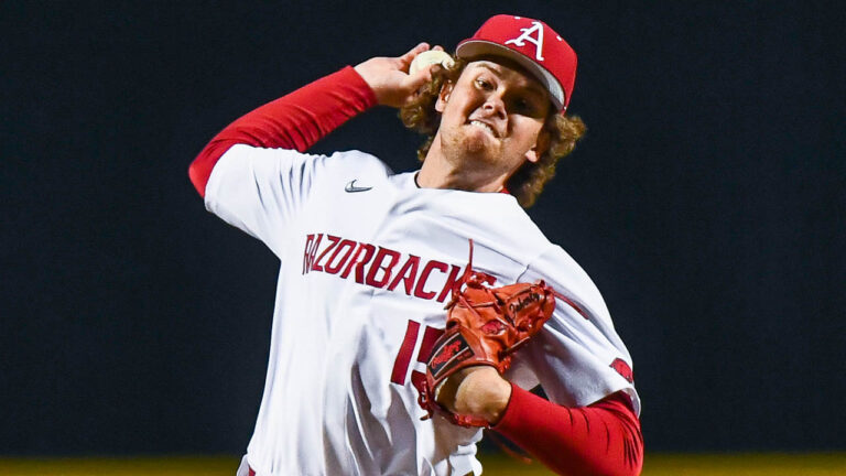 Big third inning, McLaughlin’s big outing on mound keys Hogs’ win